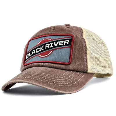 Kasket - Black River Dayton Washed Trucker (brun)