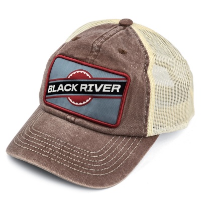 Kasket - Black River Dayton Washed Trucker (brun)
