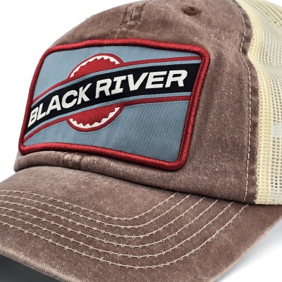 Kasket - Black River Dayton Washed Trucker (brun)