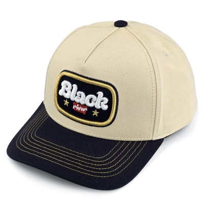 Kasket - Black River Reno Cotton Snapback (creme/marineblå)