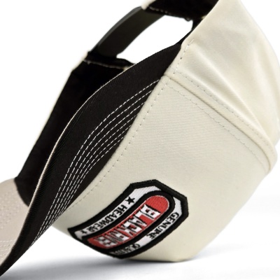 Kasket - Black River Richmond Cotton Snapback (offwhite/sort)