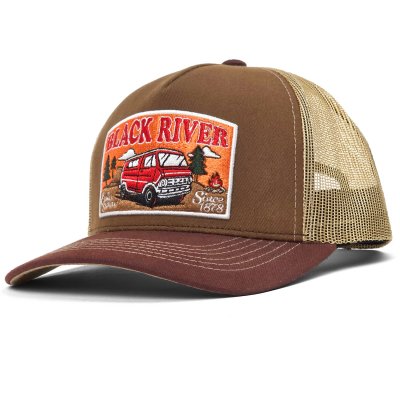 Kasket - Black River Camper Trucker (brun)