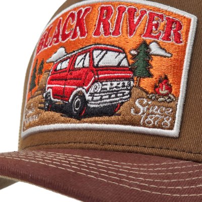 Kasket - Black River Camper Trucker (brun)