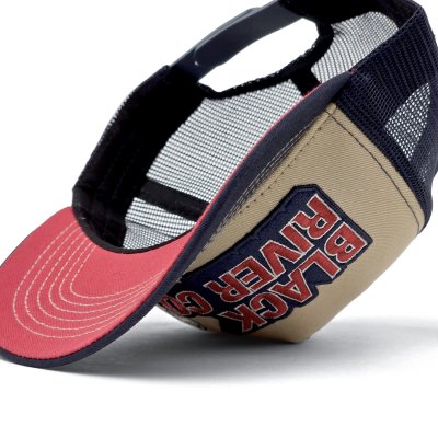 Kasket - Black River Heritage Trucker (beige/marineblå)