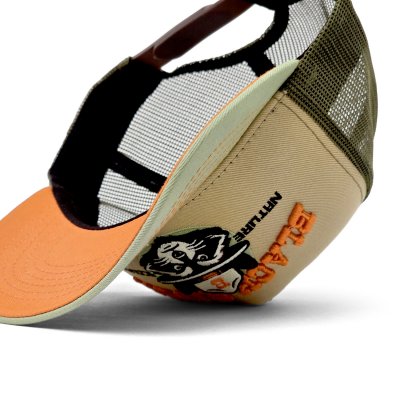 Kasket - Black River Racoon Trucker (beige/grøn)