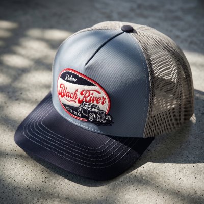 Kasket - Black River Riding Trucker (blå)