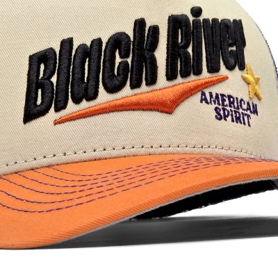 Kasket - Black River Spirit Trucker (creme/lilla/orange)
