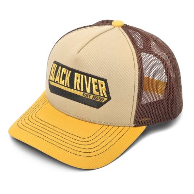 Kasket - Black River Summit Trucker (beige/brun/gul)