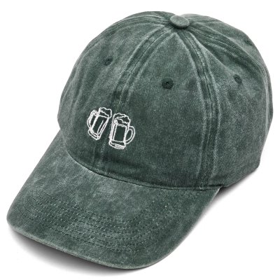 Kasket - Gårda Beer Cheer Washed Cap (armygrøn)