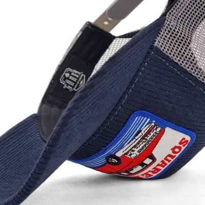 Kasket - Gårda Corduroy Trucker Squarebody (blå/grå)