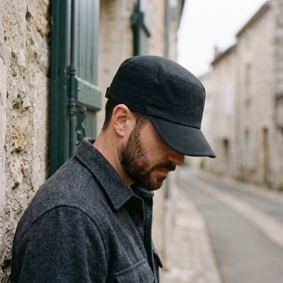 Kasket - Gårda Hunter Army Cap (sort)