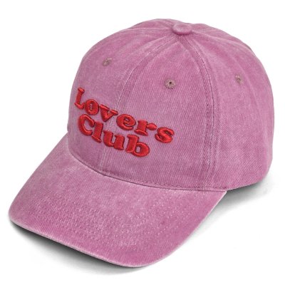 Kasket - Gårda Lovers Club Washed Cap (lys pink)