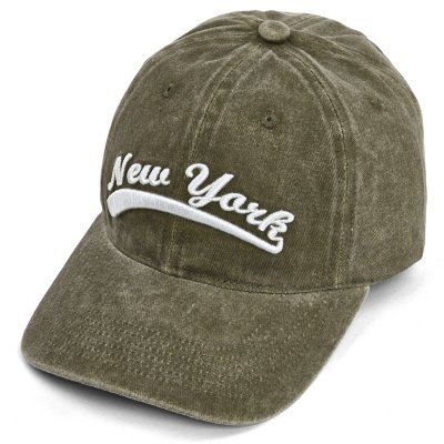 Kasket - Gårda New York Washed Cap (armygrøn)