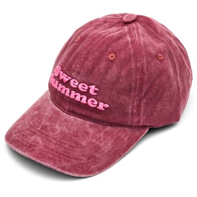 Kasket - Gårda Sweet Summer Washed Cap (rød)