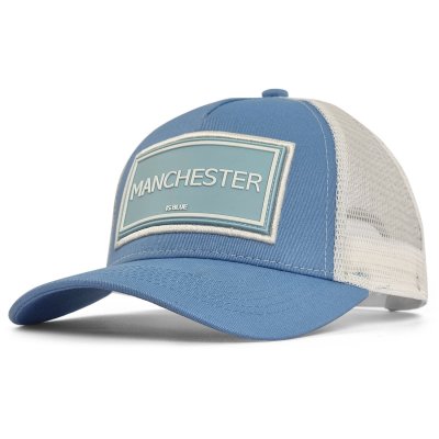 Kasket - Gårda Trucker Manchester (blå/hvid)