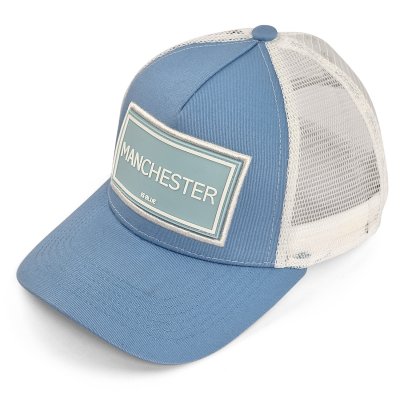 Kasket - Gårda Trucker Manchester (blå/hvid)
