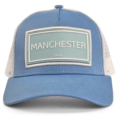 Kasket - Gårda Trucker Manchester (blå/hvid)