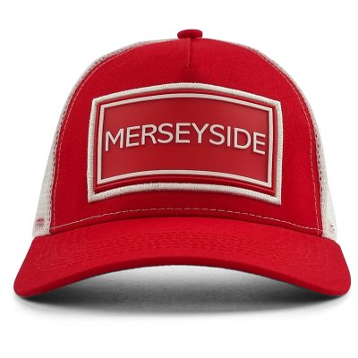 Kasket - Gårda Trucker Merseyside (rød/hvid)