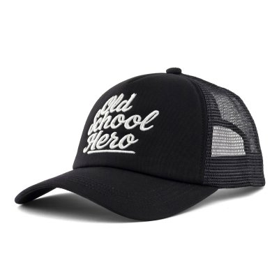 Kasket - Gårda Trucker Old School Hero (sort)