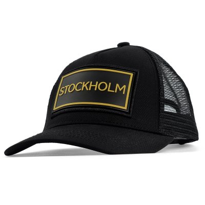 Kasket - Gårda Trucker Stockholm (gul/sort)