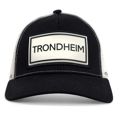 Kasket - Gårda Trucker Trondheim (sort/hvid)