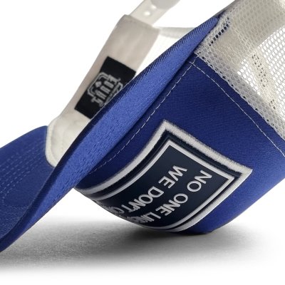 Kasket - Gårda Trucker We Don't Care (blå/hvid)