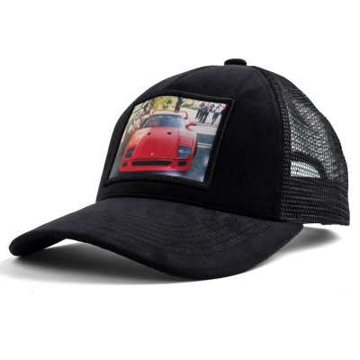 Caps - Gårda Velvet Trucker Classic Cars 7 (sort)