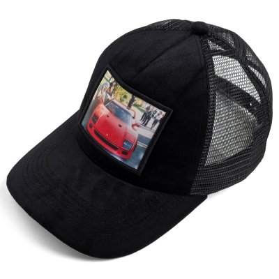 Caps - Gårda Velvet Trucker Classic Cars 7 (sort)