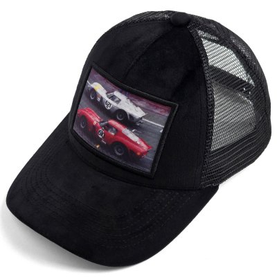 Caps - Gårda Velvet Trucker Classic Cars 8 (sort)
