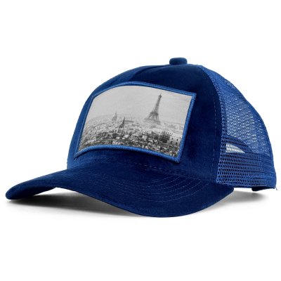 Caps - Gårda Velvet Trucker Paris (blå)