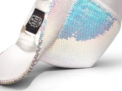 Kasket - Gårda Sequin Trucker (hvid)