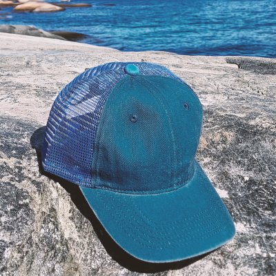 Caps - Gårda Finley Washed Trucker (blå)
