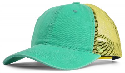 Caps - Gårda Finley Washed Trucker (grøn/gul)