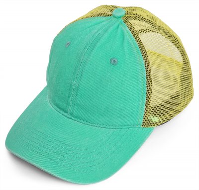 Caps - Gårda Finley Washed Trucker (grøn/gul)