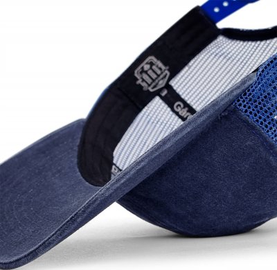 Caps - Gårda Finley Washed Trucker (marine blå)