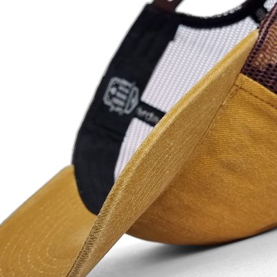 Caps - Gårda Finley Washed Trucker (orange/brun)