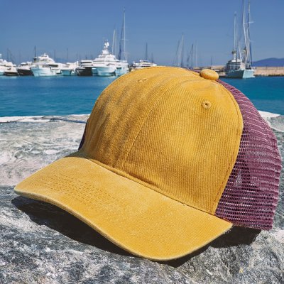 Caps - Gårda Finley Washed Trucker (orange/brun)
