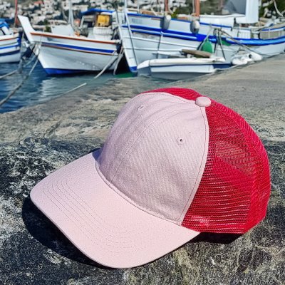 Caps - Gårda Finley Washed Trucker (lyserød)