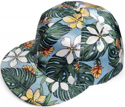 Kasket - Gårda Flowers Snapback (lyseblå)