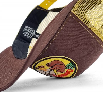 Kasket - Gårda Trucker Camping Bear (brun)