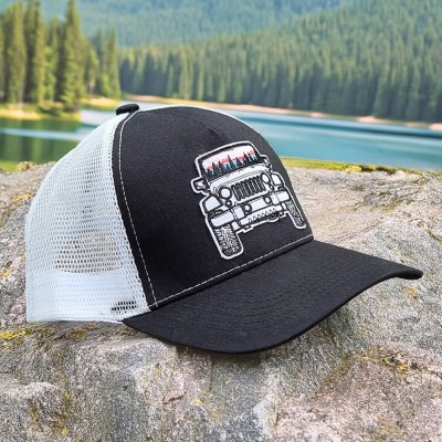 Kasket - Gårda Trucker Off Road (sort/hvid)