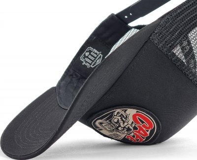 Kasket - Gårda Trucker Cafe Racer (sort)