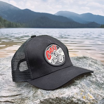 Kasket - Gårda Trucker Cafe Racer (sort)