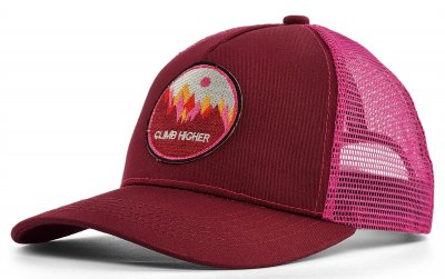 Kasket - Gårda Trucker Climb Higher (burgunder)