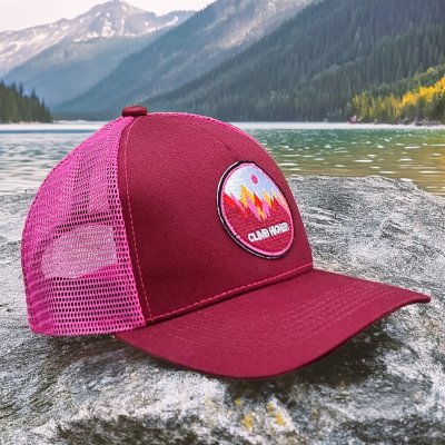 Kasket - Gårda Trucker Climb Higher (burgunder)