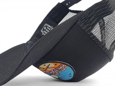 Kasket - Gårda Trucker Desert Cliffs (sort)