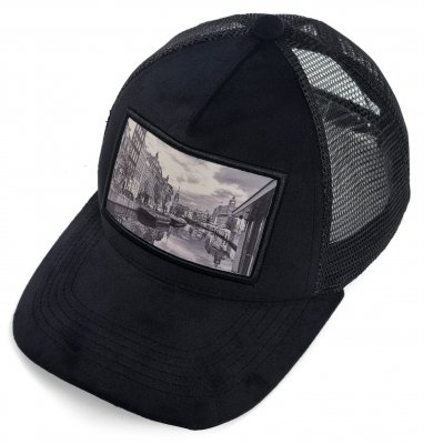 Caps - Gårda Velvet Trucker Amsterdam (sort)