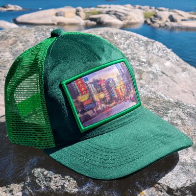 Caps - Gårda Velvet Trucker Bangkok (grøn)