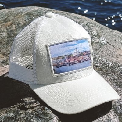 Caps - Gårda Velvet Trucker Helsinki (hvid)