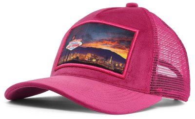 Caps - Gårda Velvet Trucker Las Vegas (lyserød)